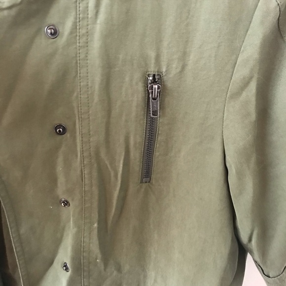 Mural military inspired short sleeved jacket - Picture 7 of 13